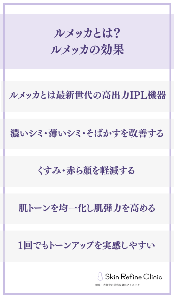 ルメッカとは？ルメッカの効果