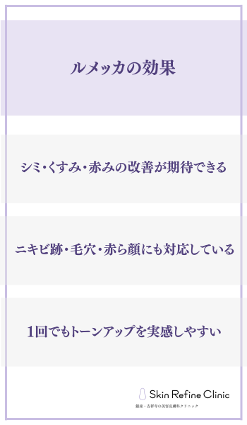 ルメッカの効果