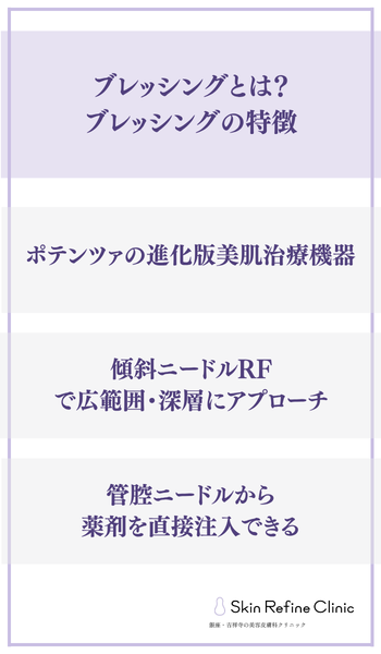 ブレッシングの特徴