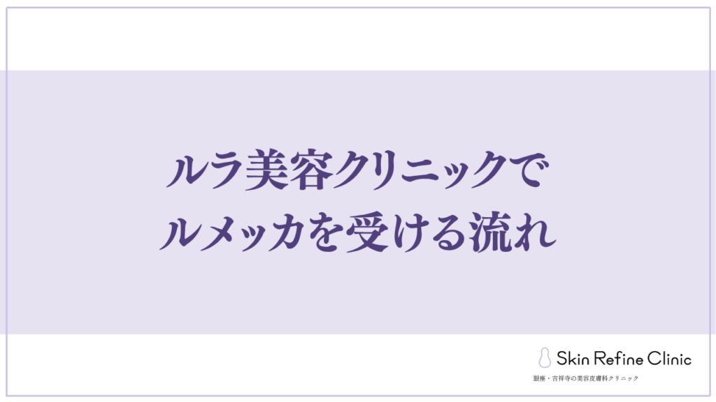 ルラ美容クリニック 口コミ 流れ