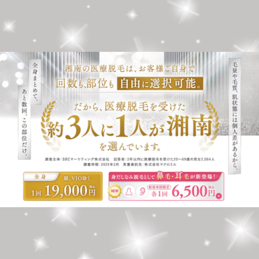 湘南美容医療脱毛バナー